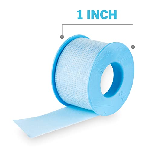 Nexcare Sensitive Skin Low Trauma Tape, 1 in x 4 yd, Pain-Free Removal, Hypoallergenic, 12 Rolls