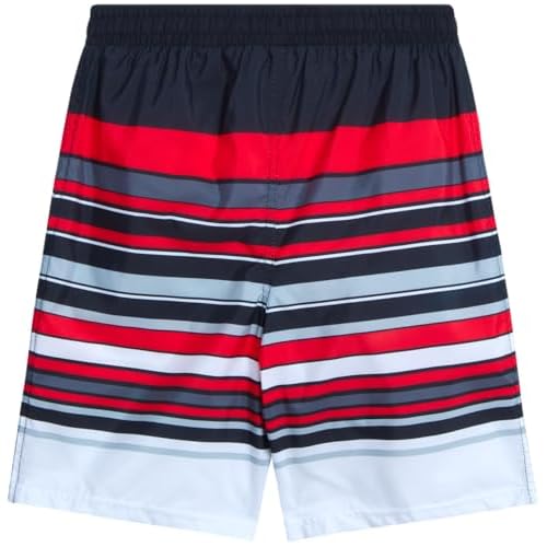 Big Chill Boys Rash Guard Set - 2 Piece UPF 50+ Quick Dry Sun Protection Swim Shirt and Swimming Trunks (Sizes: 4-14)