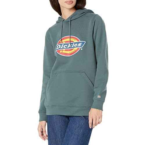Dickies womens Heavyweight Logo Fleece Pullover