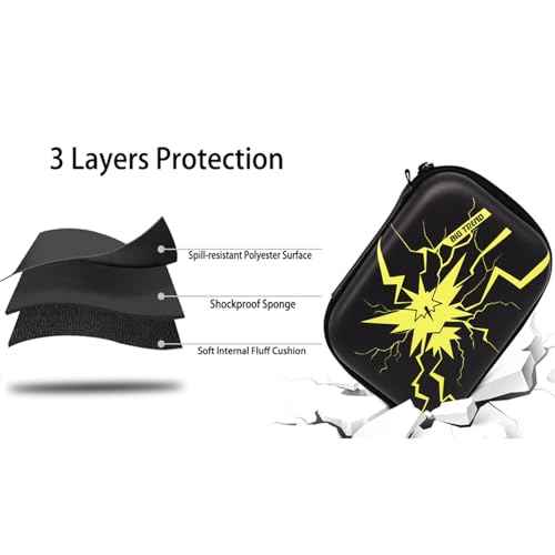 Fingerboard Case for Teck Deck Ultra DLX Finger Skateboards, Storage Case Compatible with 8 Mini Skateboards (Black)