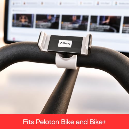 Phone Holder for Peloton Bike & Bike+ 360° Rotation, Secure Mount