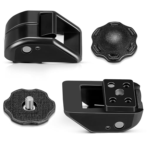 Football Chin Strap Cam Lock Housing & Thumb Screws Set - Compatible with Riddell SpeedFlex