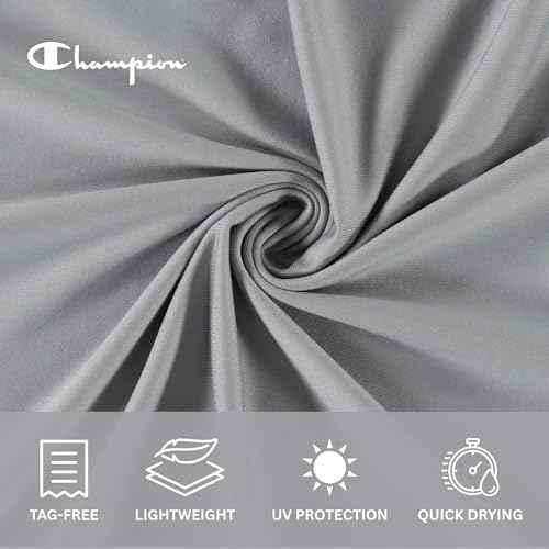 Champion Rash Guard for Men, Long Sleeve Mens Swim Shirt for Fishing Hiking UPF+ 50 SPF Sun UV Protection, Quick Dry