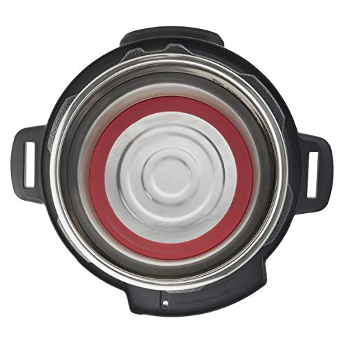 Instant Pot 7-Inch Red Round Cook & Bake Pan with Silicone Lid - 32oz