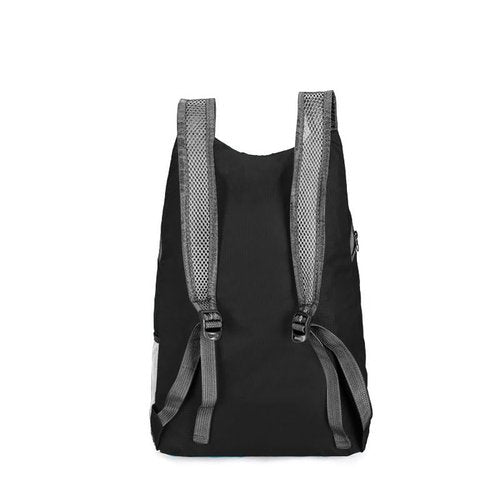 Travel Hiking Daypack Lightweight Packable Backpack Foldable Backpack (Black, 20L)