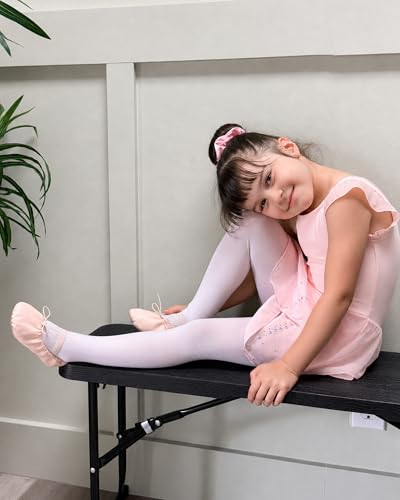 Stelle Girls Flutter Sleeve Ballet Leotard with Tutu Skirted Dress - 4-5T Ballet Pink