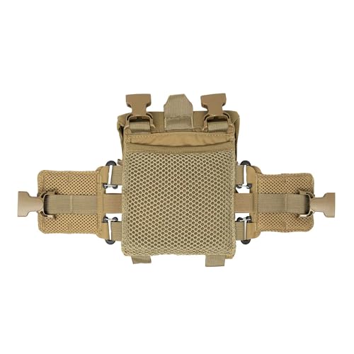Coyote Brown Modular MOLLE Accessory Panel for Bino Harness & Chest Rigs