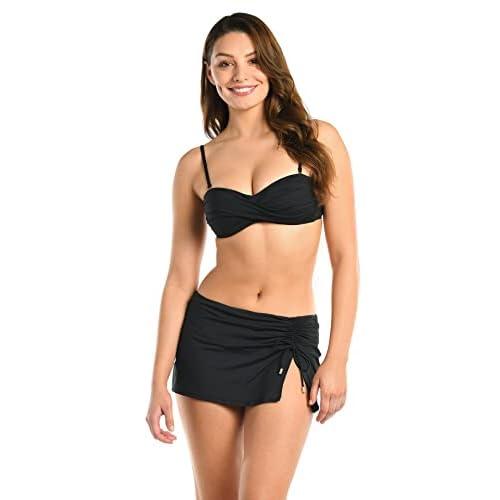 La Blanca Women's Standard Island Goddess Bandeau Bikini Swimsuit Top