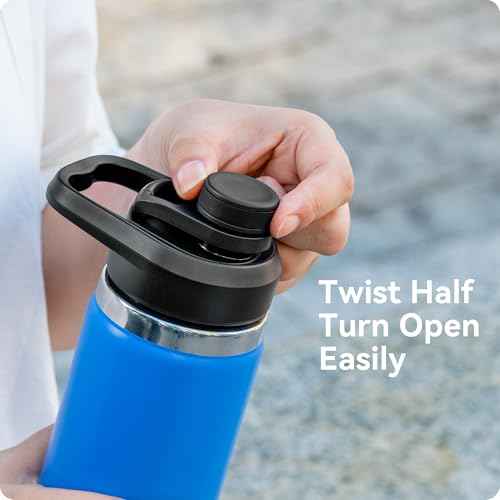 Wide Mouth Spout Lid for Hydro Flask 12-64 oz & More | Compatible Replacement Chug Lid for 2.28" Inner Diameter Bottles - Durable, BPA-Free & Leak-Proof£¨1 Pack£©