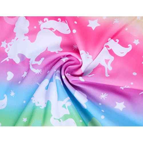 Girls Swimsuits One-Piece Bathing Suits Multicolor Kids Sport Summer Beach Swimwear for 2-10 Years Old