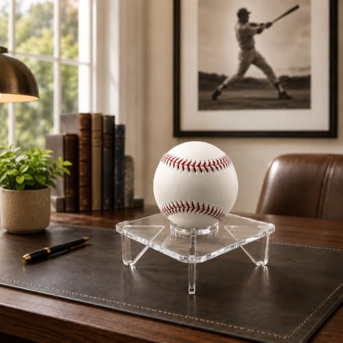 Acrylic Basketball Display Stand for Sports Balls - Secure & Modern