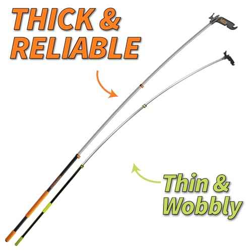 Boat Hook for Docking with Telescoping Extension Pole // Durable, Floating, Lightweight and Sturdy Telescoping Boat Hook Pole // the Ultimate Boat Pole for Docking, Push-Pull and Boating