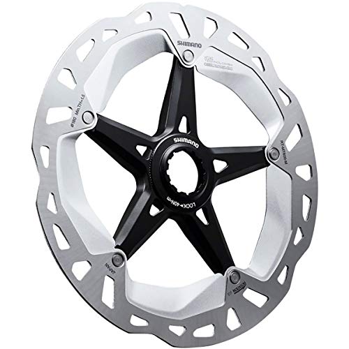 Shimano Deore XT RT-MT800-S Disc Brake Rotor with External Lockring - 160mm, Center Lock, Silver/Black