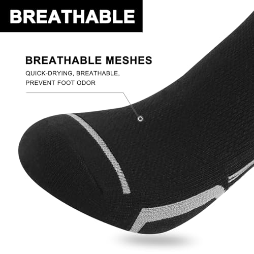 Men's Ankle Socks 12 Pairs Athletic Casual Low Cut Short Socks Black Variation of THIS listing