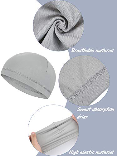 Kids Skull Cap Helmet Liner Hats - Small, White, Grey, Blue, Orange, Black