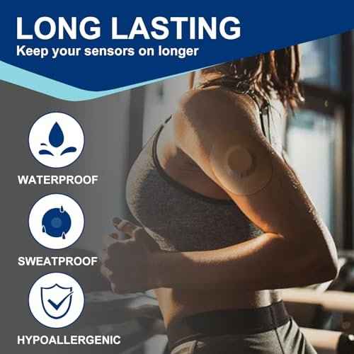 10 Pack Freestyle Adhesive Patches, Sensor Covers Intended for Freestyle Libre 2/3-Enlite-Medtronic Guardian, CGM Sensor Patches, No Glue in The Center, Long Fixation for Your Sensor(Tan)