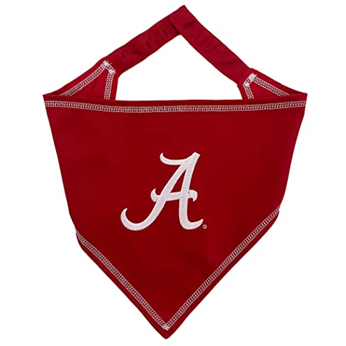 NCAA Alabama Crimson Tide Pet Bandana Large/X-Large Dog Cat Tie Accessory