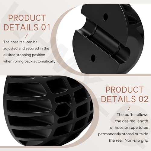16mm Hole Ball Stopper for 3/8 inch Air Hose Reels - Adjustable Buffer