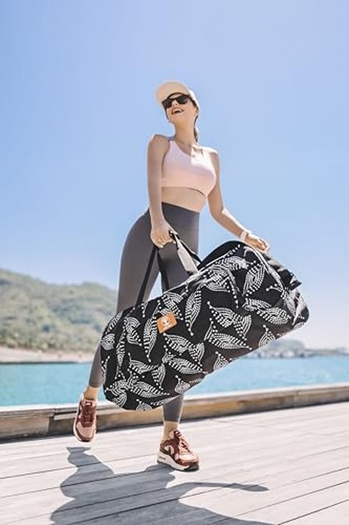 WARRIOR2 Yoga Mat Bag, 8-Pocket Gym Bag Fits Thick Mats & Blocks, Wet Pocket & Air Vent | Large Bag With Mat Holder for Women, Men | Duffle, Tote