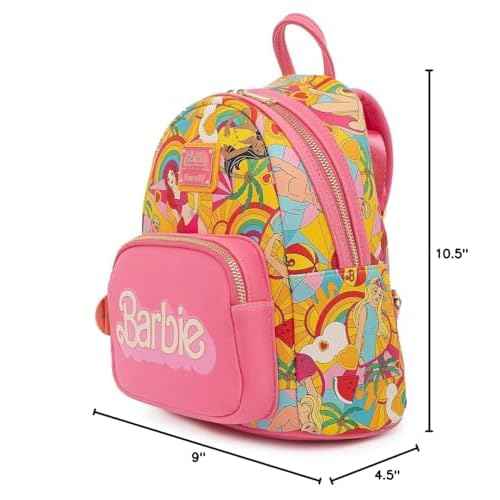 Loungefly Barbie Fun in the Sun Mini Backpack Pink-Multi