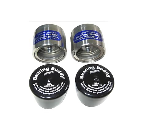 Trailer Wheel Bearing Protectors Chrome Model 2047 with Bra