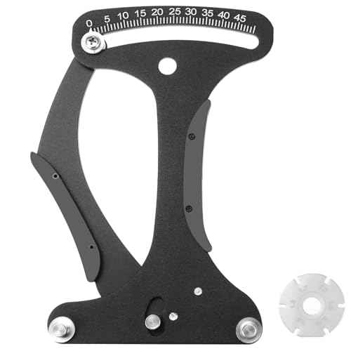 QWORK Bicycle Spoke Tension Meter Measuring Tool - High-Precision Aluminum Alloy Bicycle Wheel Tool for MTB & Road Bikes