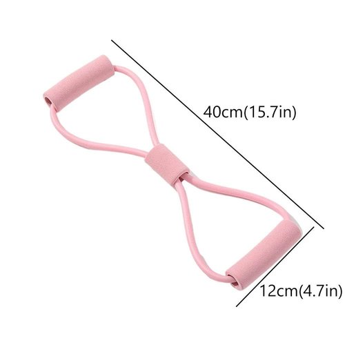 Prndkhn 2025 New Resistance Band, Figure 8 Resistance Band with Handles, Stretch Fitness Strap for Full-Body Workouts, Strength Training, Flexibility, Exercise Elastic Rope for Home, Gym