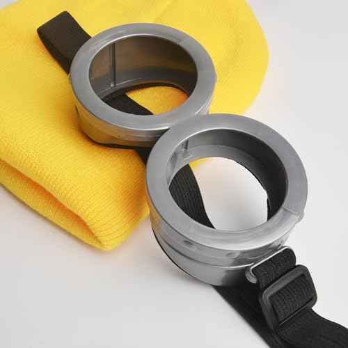 Halloween Costume Accessories Glasses Steampunk Goggles Yellow Beanie Knitted Hat Costumes Set for Kids and Adult