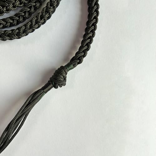Black Paracord Shepherd Sling Handcrafted Roman Greek Throwing Slingshot
