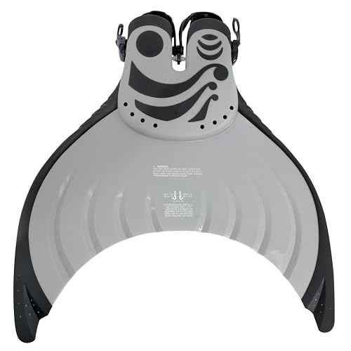 Mermaid Linden Adult Monofin - BLK/SIL