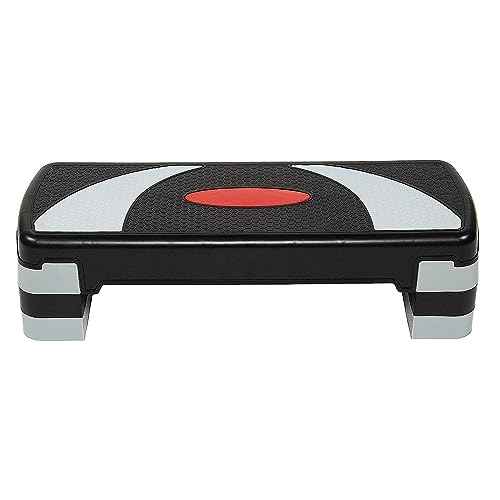 BalanceFrom Aerobic Step Platform Trainer with Adjustable 3-Level Risers, 400 Pound Weight Capacity ? Non-Slip Exercise Stepper for Cardio, Strength, and Fitness Workouts at Home or Gym