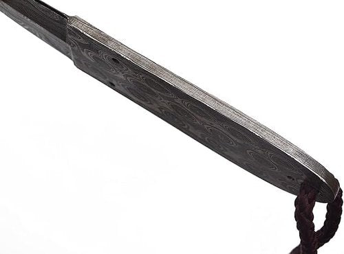 Handmade Damascus Steel Blank Blade 4" Hunting Skinner Full Tang Knife, Making Blade Damascus Fixed Blade, Best For Camping