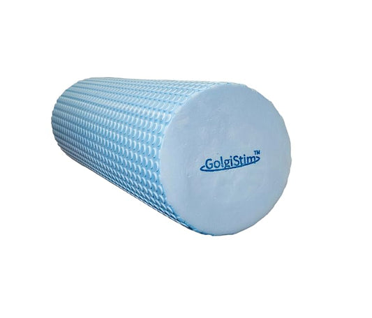11.8 Inch Medium Density Foam Massage Roller - Light Blue Trigger Point Massage Roller for Deep Tissue Excercise, Massage and Recovery by GolgiStim