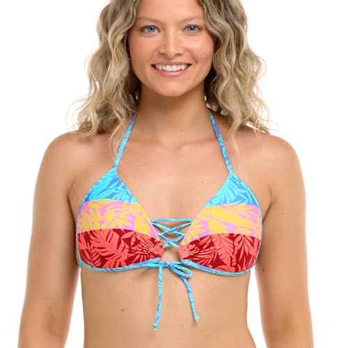 Baby Love Molded Cup Triangle Push Up Bikini Top Swimsuit
