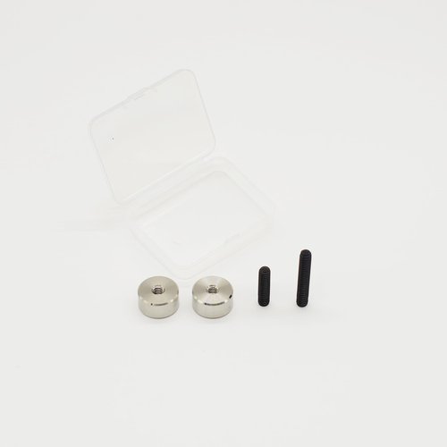 Ephrax Double Stabilizer Weight Set, 304 Stainless Steel, Includes Two 1oz Weights and Two Different Lengths of 1/4 Screws, Designed for Custom Bow Balance, Customize for Optimal Stability.