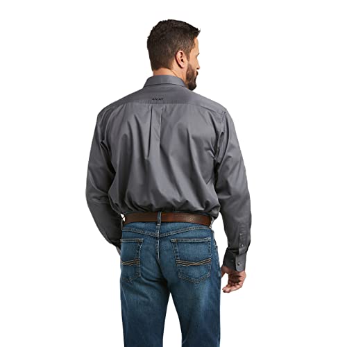 Ariat Men's Big and Tall Team Logo Long Sleeve Twill Shirt