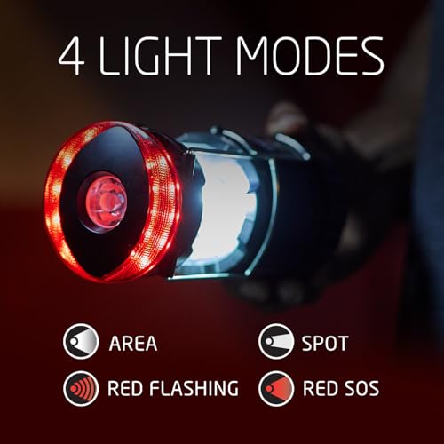 Multicolor Collapsible USB Rechargeable Camping Lanterns - 4 Pack