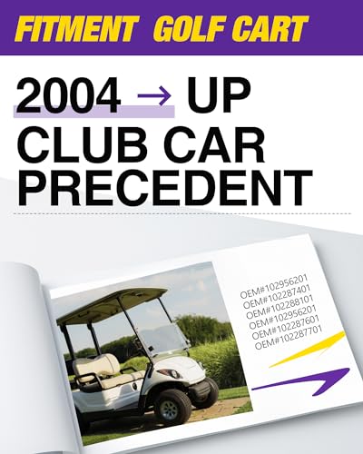 Golf Cart Suspension Bushings Kit for Club Car Precedent 2004+ - Polyurethane Replacement Parts