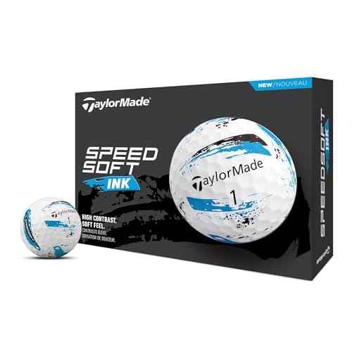 TaylorMade SpeedSoft Golf Balls, Maximum Distance with Ultra-Soft Feel, Perfect for Off The Tee and Around The Green