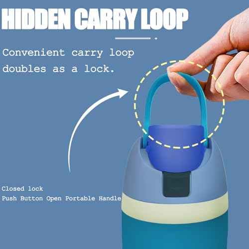 Replacement Cap for Owala Freesip, One Button Water Bottle Top Lid Compatible with Owala Cup 16oz 24oz 32oz 40oz, BPA-Free Replacement Accessory for Owala Free Sip