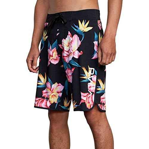 RVCA Men's Standard 4-Way Stretch Fixed Waist 20 Inch Boardshort