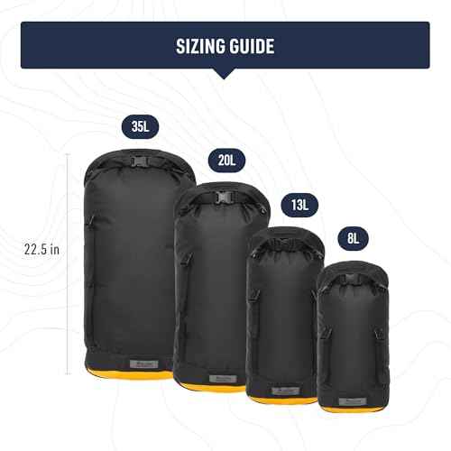 Sea to Summit eVac Heavy Duty Compression Dry Bag, Waterproof Dry Storage, 20 Liter