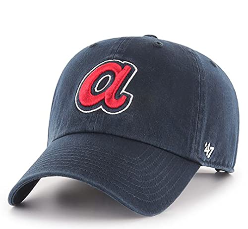 Atlanta Braves Navy Adjustable Cap - One Size Fan Hat