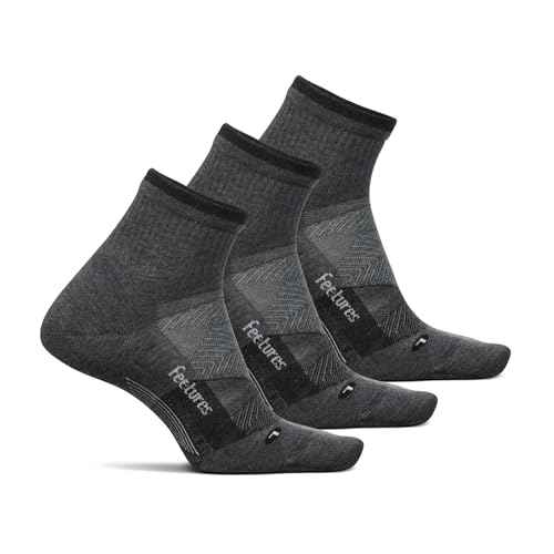 Feetures Trail Max Cushion Mini Quarter Sock - Hiking Socks for Men & Women