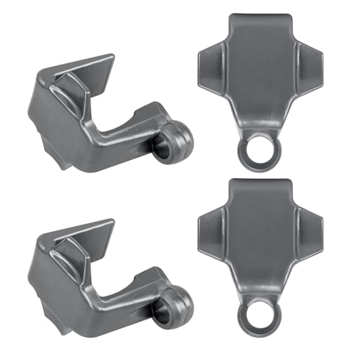 Pontoon Boat Fender Clips 4 Pack - Adjustable Square Rail Bumper Holders