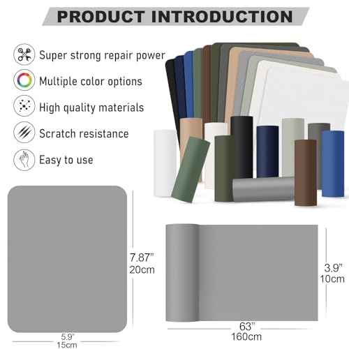 OAZ 8 Pieces 7.87 x 5.9 inch Nylon Repair Patches Nylon Fabric Patch Self-Adhesive Nylon Repair Tape Waterproof Lightweight Outdoor Gear Repair Patch Kit for Down Jacket Clothing Tent Bag (Black)