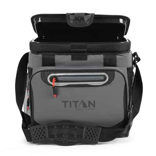 Titan by Arctic Zone Deep Freeze Cooler - Zipperless Hardbody Cooler - Deep Freeze Insulation, HardBody Liner, and SmartShelf