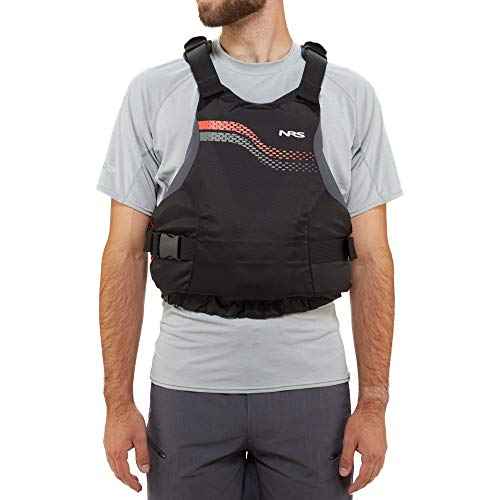 NRS Vapor Kayak Lifejacket (PFD)-Black-L/XL