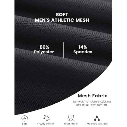 MAGCOMSEN Men's Dry Fit Shirts Mesh Short Sleeve Athletic Lightweight Workout Performance Hiking Shirt