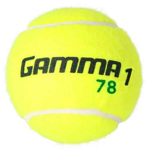 GAMMA Orange 60 and Green 78 Dot Training Tennis Balls for Kids & Beginners, Low-Compression Core Reduces Speed & Bounce, Great for Tennis Practice, USTA and ITF Approved for 10 & Under Tournament